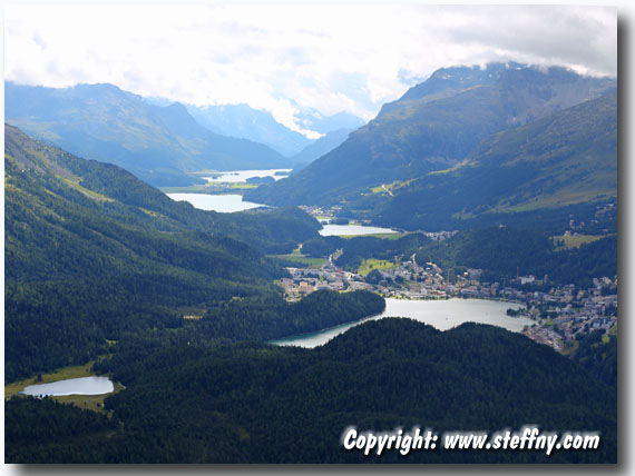 Das Oberengadin mit St.Moritz