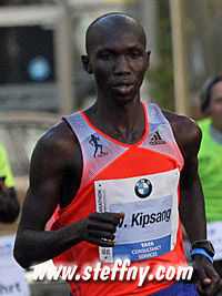 Wilson Kipsang luft Weltrekord in Berlin