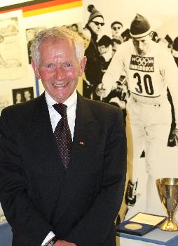 Georg Thoma beim Festakt in Hinterzarten (Foto, Copyright: Herbert Steffny)