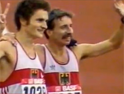 Marathon EM 1986 Herbert Steffny und Ralf Salzmann berraschen